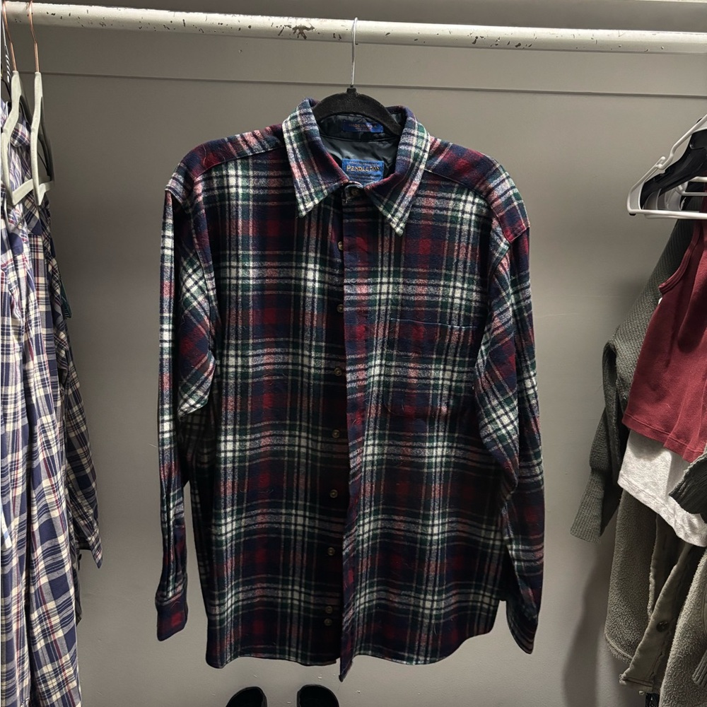 Pendleton Multicolor Plaid Button Down Shirt